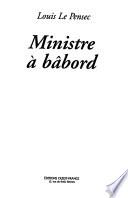 Ministre à bâbord