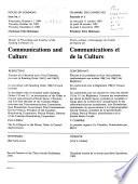 Minutes of Proceedings and Evidence of the Standing Committee on Communications and Culture