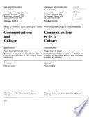 Minutes of Proceedings and Evidence of the Standing Committee on Communications and Culture