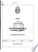 Minutes of Proceedings and Evidence of the Standing Committee on External Affairs and International Trade