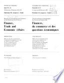 Minutes of Proceedings and Evidence of the Standing Committee on Finance, Trade and Economic Affairs