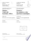 Minutes of Proceedings and Evidence of the Standing Committee on Finance, Trade and Economic Affairs