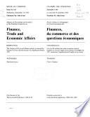 Minutes of Proceedings and Evidence of the Standing Committee on Finance, Trade and Economic Affairs