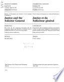 Minutes of Proceedings and Evidence of the Standing Committee on Justice and Solicitor General