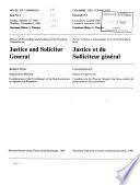 Minutes of Proceedings and Evidence of the Standing Committee on Justice and Solicitor General