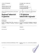 Minutes of Proceedings and Evidence of the Standing Committee on Regional Industrial Expansion