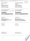 Minutes of Proceedings and Evidence of the Standing Committee on Transport and Communications