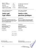 Minutes of Proceedings and Evidence - Standing Committee on Justice and Legal Affairs