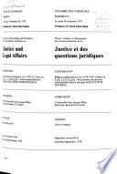 Minutes of Proceedings and Evidence - Standing Committee on Justice and Legal Affairs