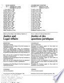 Minutes of Proceedings of the Standing Committee on Justice and Legal Affairs