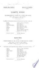Minutes of the Council