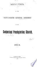 Minutes of the General Assembly of the Cumberland Presbyterian Church