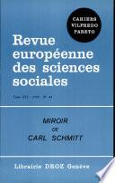 Miroir de Carl Schmitt