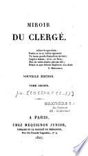 Miroir du clergé