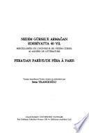 Miscellanées en l'honneur de Nedim Gürsel 40 années de littérature