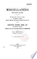 Miscellanées musicales... Mendelssohn, Schumann, Brahms, Raff, Rubinstein, Wagner, quelques mots sur les derniers quatuors de Beethoven