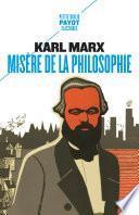 Misère de la philosophie
