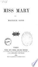 Miss Mary par Maurice Sand