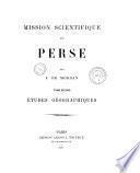 Mission scientifique en Perse