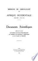 Missions de Gironcourt en Afrique occidentale, 1908/1909 - 1911/1912