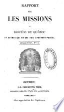 Missions du diocèse de Québec