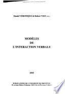 Modèles de l'interaction verbale