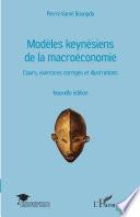 Modèles keynésiens de la macroéconomie