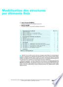 Modelisation des Structures par Elements Finis