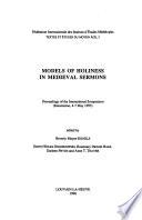 Models of holiness in medieval sermons