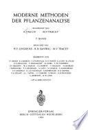 Modern methods of plant analysis