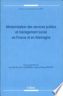 Modernisation des services publics et management social en France et en Allemagne