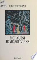 Moi aussi je me souviens