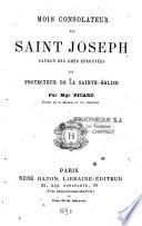 Mois consolateur de Saint Joseph, patron des âmes éprouvées et protecteur de la Sainte-Eglise