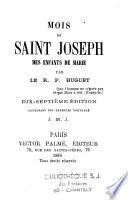 Mois de Saint Joseph des enfants de Marie