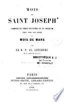 Mois de Saint Joseph