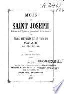 Mois de Saint Joseph ou trois neuvaines et un triduum