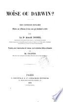 Moïse ou Darwin?