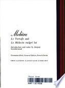 MOLIERE, LE TARTUFFE UND LE MEDECIN MALGRE LUI