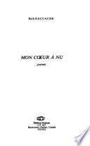 Mon coeur à nu