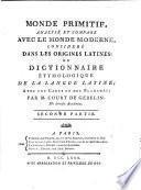 Monde Primitif