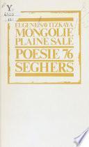 Mongolie, plaine sale