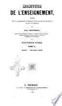 Moniteur de l'enseignement de la littérature et des sciences en Belgique
