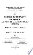 Monnaie, prix, conjoncture