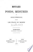 Monnaies, poids, mesures et usages commerciaux de tous les états du monde