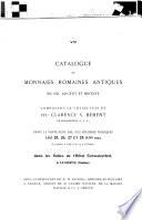 Monnaies romaines antiques en or, argent et bronze