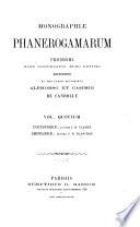 Monographiæ phanerogamarum: Cyrtandreae, auctore C. B. Clarke. Ampelideae, auctore J. E. Planchon. 1883-1887. 654 p. 32 pl