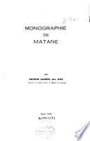 Monographie de Matane