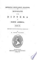 Monographs of the Diptera of North America