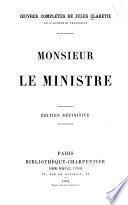 Monsieur le ministre