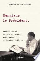 Monsieur le Président,